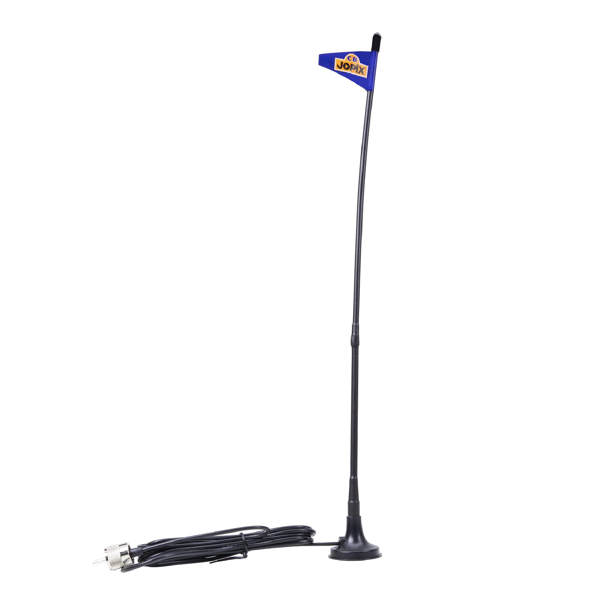 Jopix Ap-7 Kit Emisora Móvil CB 27 MHz y Antena Magnética, Multinorma Am/FM, 12V/24V, ASQ