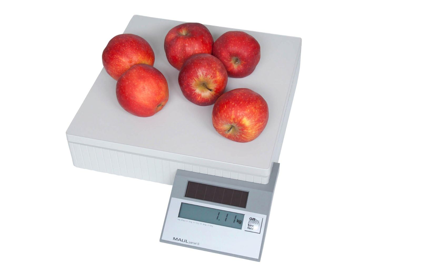 MAUL Paketwaage digital grau MAULparcel S 50 kg LCD Hold Tara Büro Versand