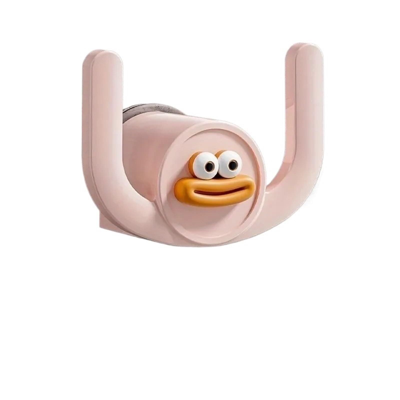 Mkyyioed Pink Adhesive Hooks Cartoon Slippers Hook Bathroom Slipper Rack Shower Storage Organizer Shoe Holder Drainage Stand For Bathrooms And Bedrooms(Pink)