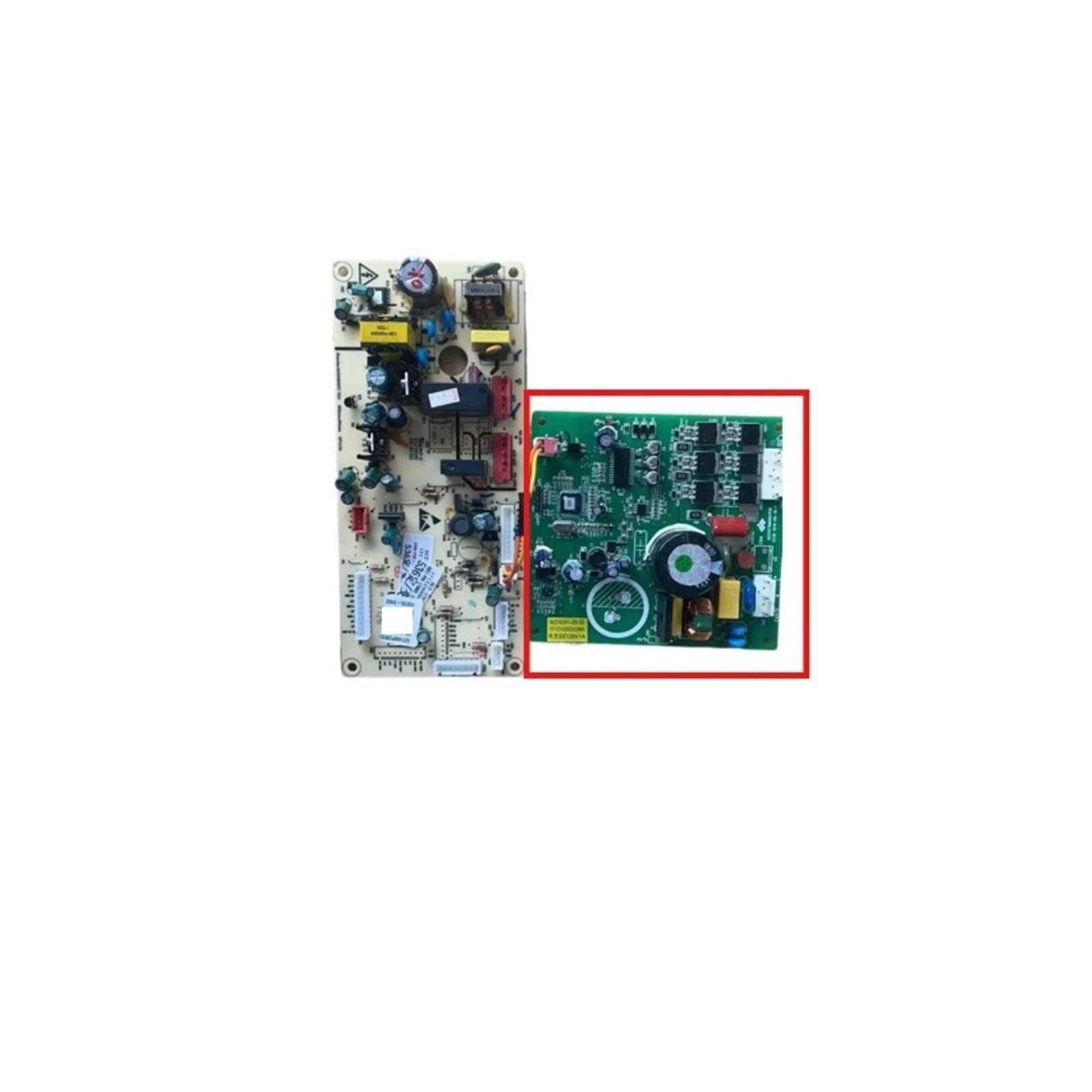 Carte D'alimentation De Contrôle, Compatible for Midea, Carte Mère Bcd-536Wkm De Réfrigérateur 17131000002001, Carte De Commande De Réfrigérateur remplacer(Green board)