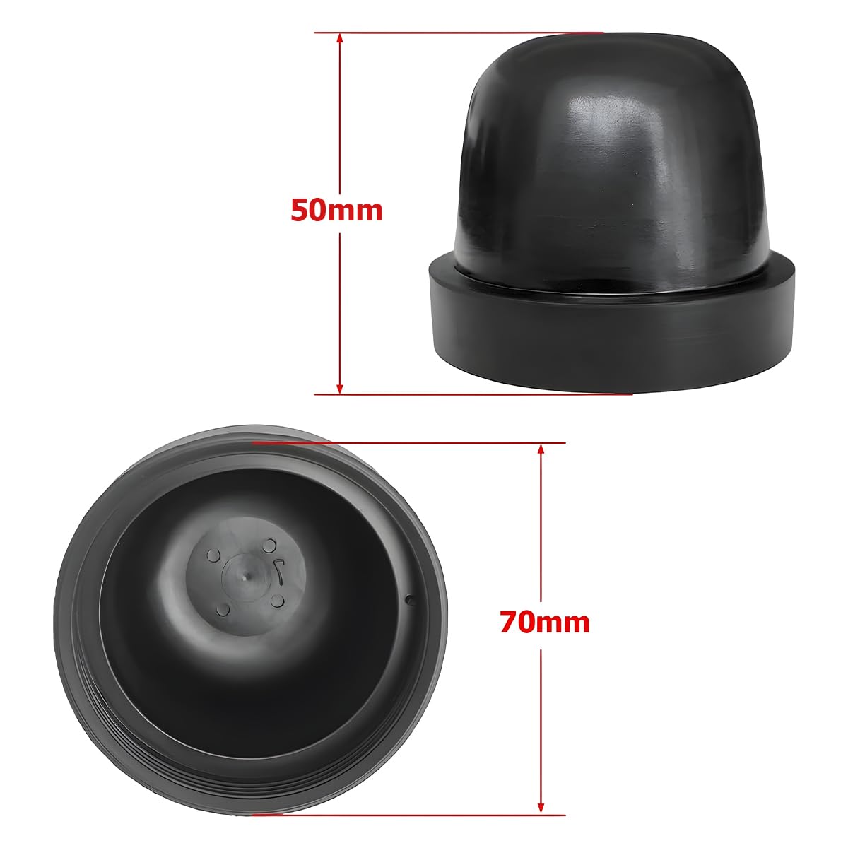 JNNJ 2 stuks stofafdekkingen voor koplampen, stofbescherming van