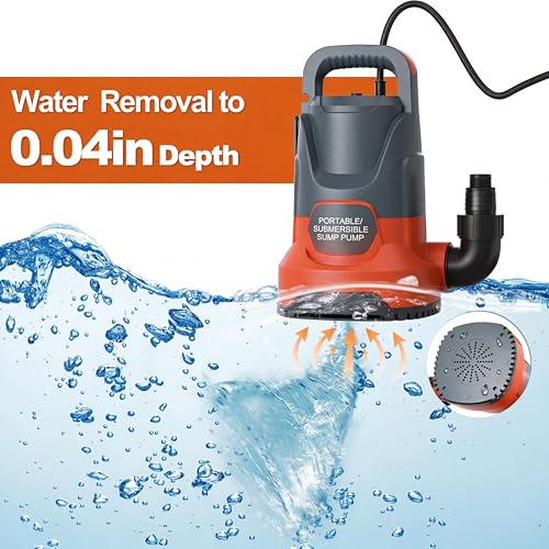 Image of Sump Pump Submersible 1HP 3700GPH