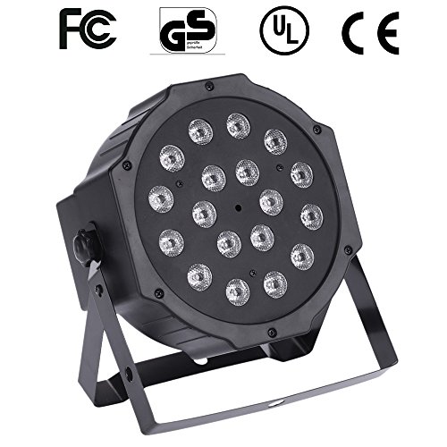 Docooler 18W Strobo RGB Suono Attivato Esecuzione