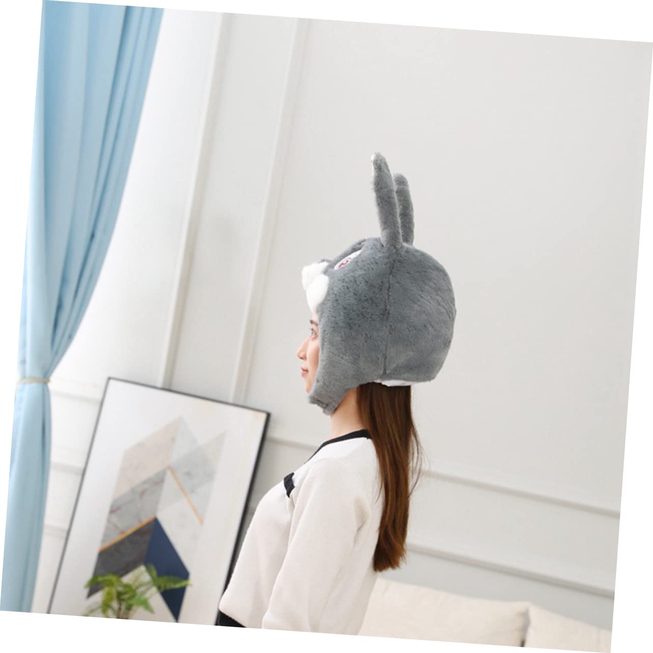 HEMOTON 2 Piezas De Disfraz Con Orejas Encantadoras Divertido Gorro De Fiesta De Conejo Para Mujeres Hombres Niños Y Niñas