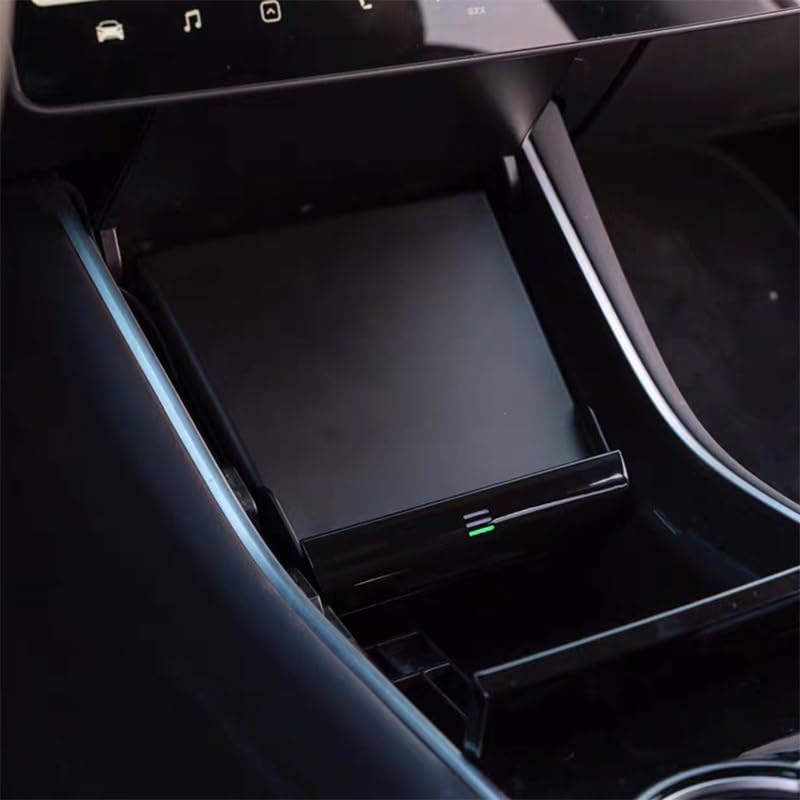 Placa de carga rápida inalámbrica QI de 10W para Tesla Model 3 5