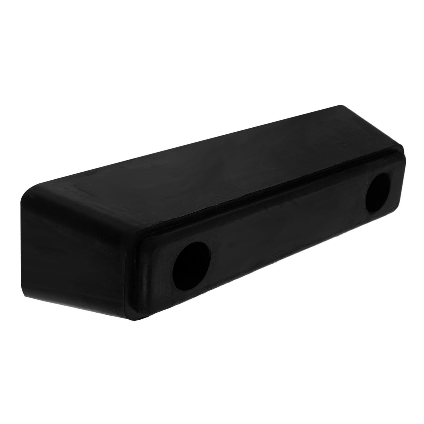 Bloc de Pare-Chocs en Caoutchouc Rectangulaire pour Camion Remorque Noir