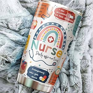 Kozmoz Inspire Nurse gift-Nurse accessories for work-gifts for nurses-nursing graduation gifts-nurses week-nursing gifts for new nurses- nurse appreciation gift Nurse Daily Affirmations Tumbler 20oz Kozmoz Inspire Nurse gift Nurse accessories for work gifts for nurses nursing graduation gifts nurses week nursing gifts for new nurses nurse appreciation gift Nurse Daily Affirmations Tumbler 20oz