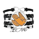 Material: Armband: hochwertiges und strapazierfähiges schwarzes Leder; Charms: Metall.