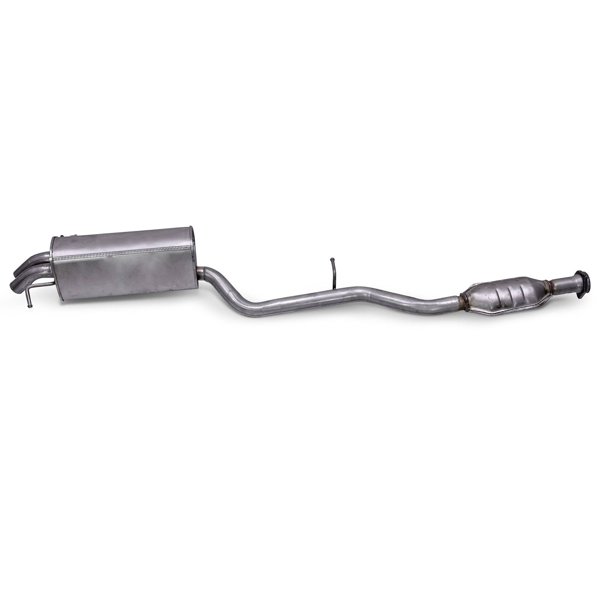 BESTPRICE Endschalldämpfer + Montagematerial Kompatibel mit MERCEDES-BENZ C-Klasse (W203), C-Klasse T-Model (S203)