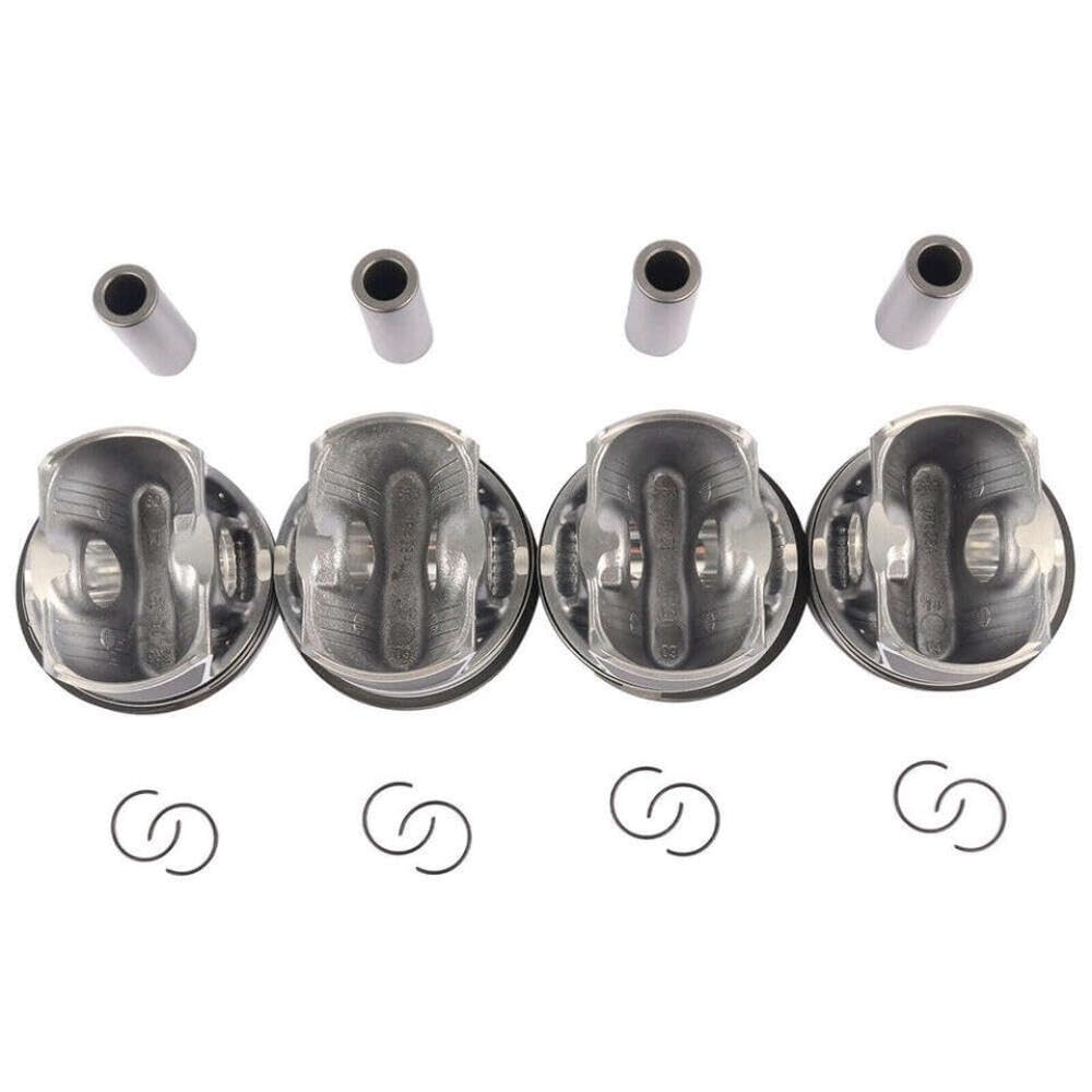 N20 PISTONI DEL MOTORE E REGLI SET 2,0T STD φ84mm Rapporto di compressione 10: 1 Numeri di parte 11257594453 11257640166 Compatibile con motori N20B20A N26B20A adatti a 328i 428i X1 X3 F30 Modelli