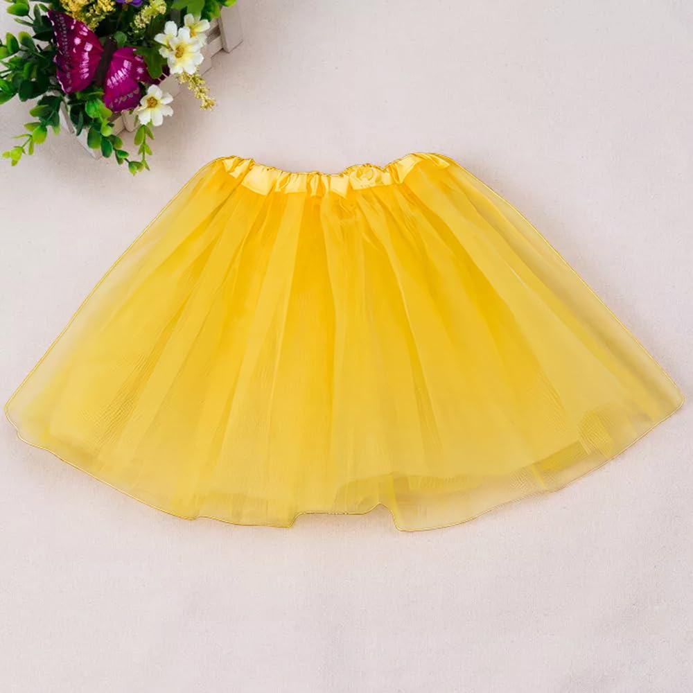 Amazon.com: Kid's Vibrant Yellow Tutu Skirt - One Size, 1