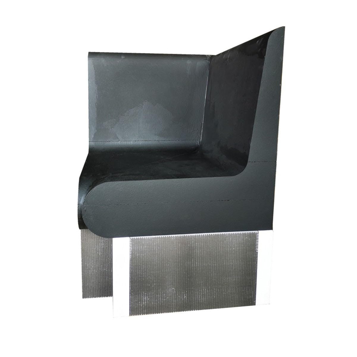 Banc Angle arrondis 600 x 586 x 870 mm Dossier XPS prêt à carreler hammam Salle de Bain