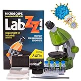 Microscopio vistoso para niños con afanes de exploración, disponible en 5 hermosos colores