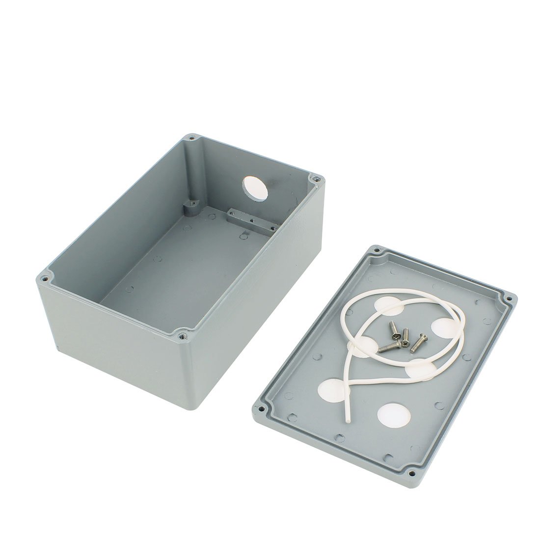 Aexit Boîte de commande étanche pour interrupteur à bouton-poussoir en métal étanche à 6 boutons-boutons avec presse-étoupe PG16 (989d619649305a8fed9449ac6ddbf384)
