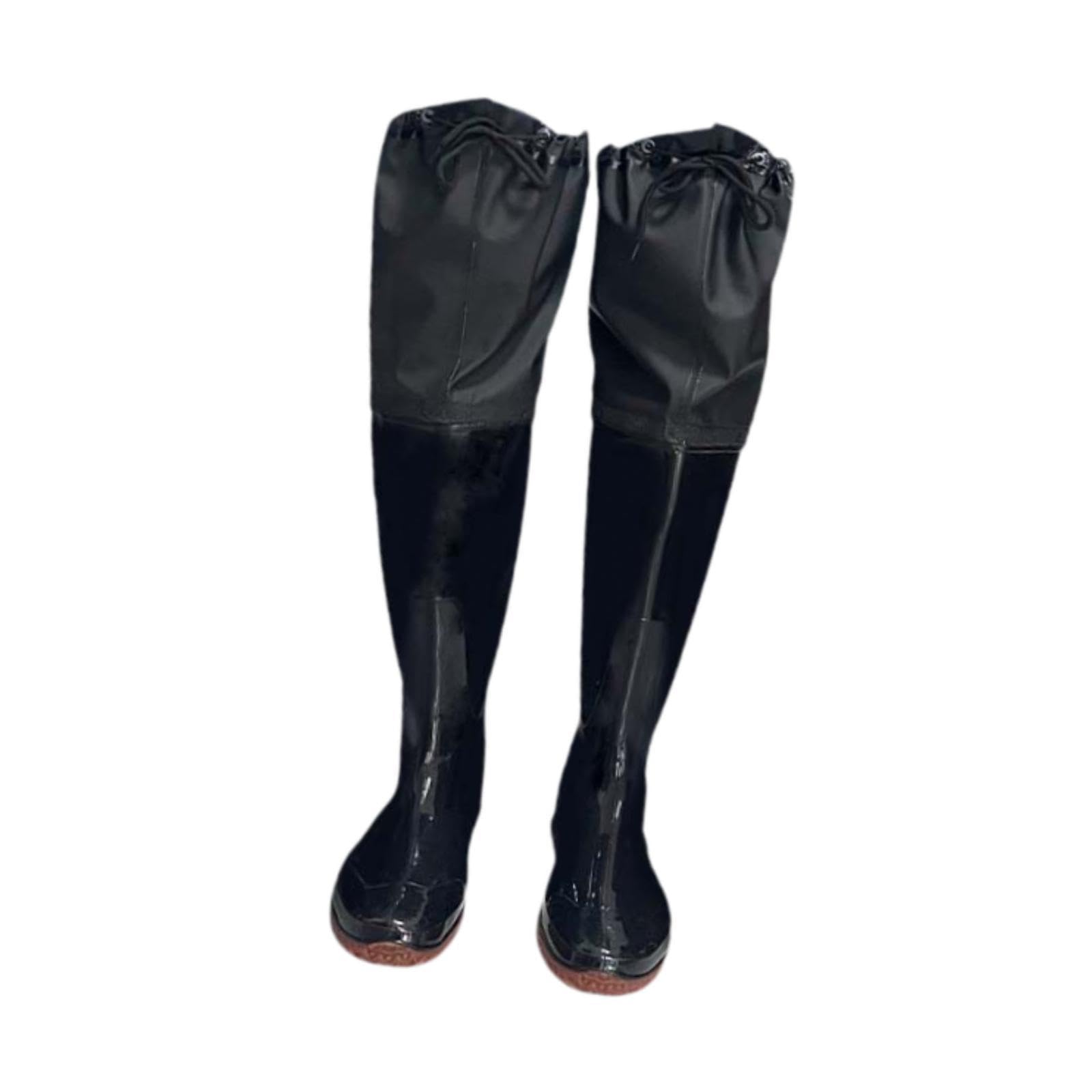 harayaa Cosciali Da Pesca Stivali Da Acqua Pantaloni Da Uomo E Calzature Da Donna Realizzati in PVC Impermeabile con Suola Morbida Antiscivolo Adatti per Amb