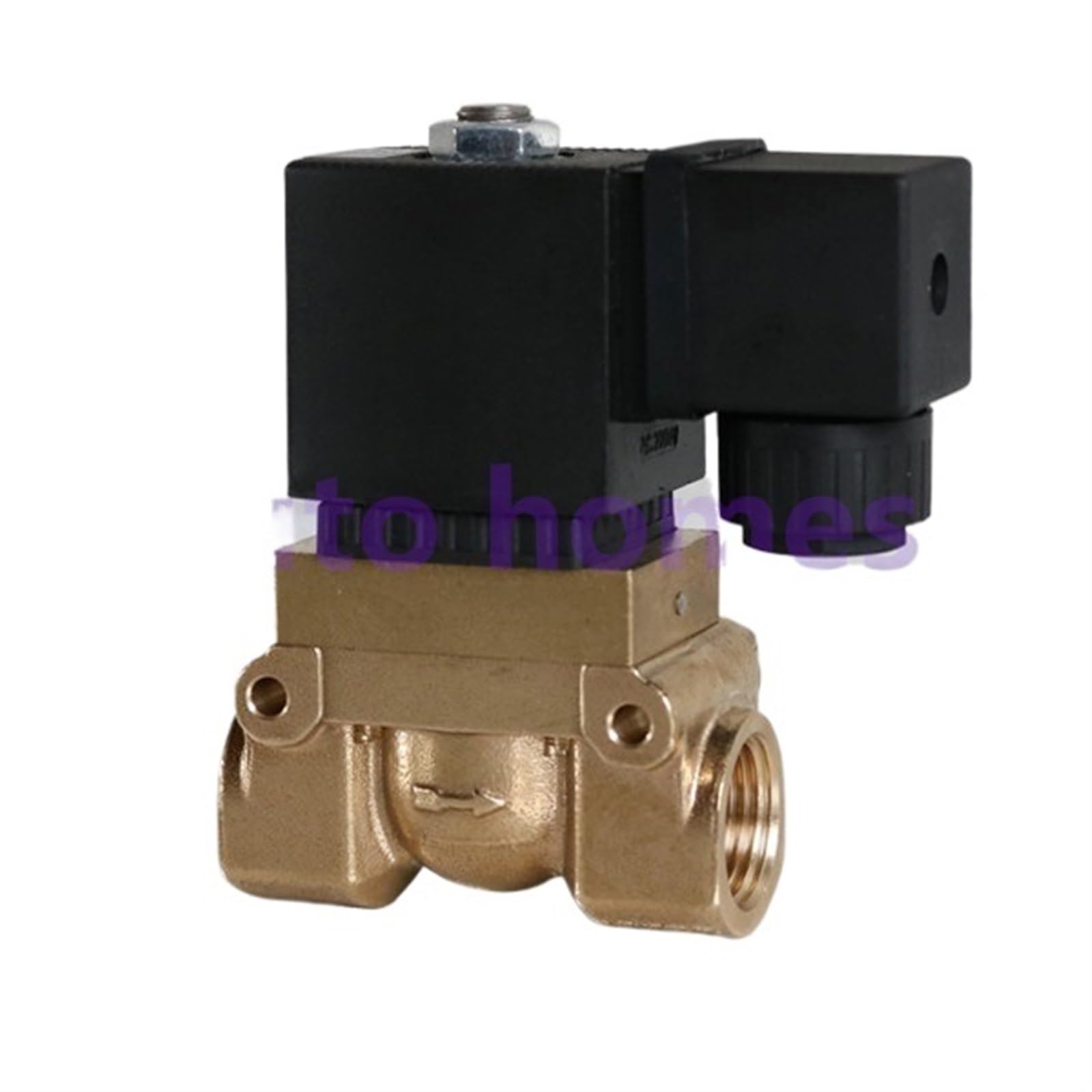 Électrovanne haute pression 50bar 1/2 BSP 110V en laiton NF 5404-04