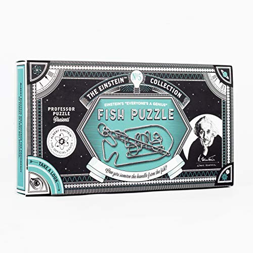 Rompecabezas de metal Albert Einstein 3D para tardes de desconexión en casa 3