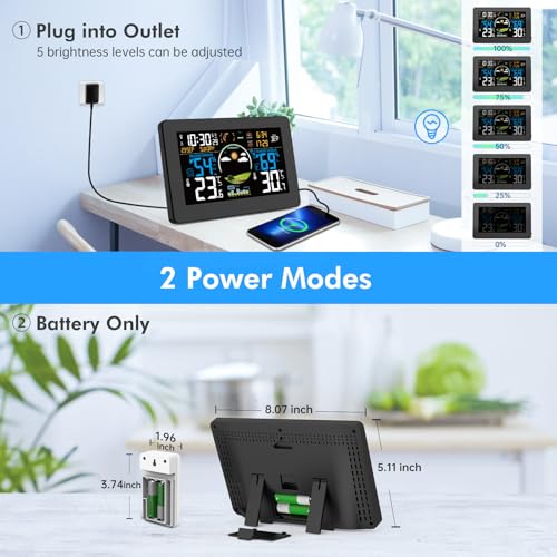 Brataste EM3378UC Weather Station Wireless Indoor Outdoor thumb #5