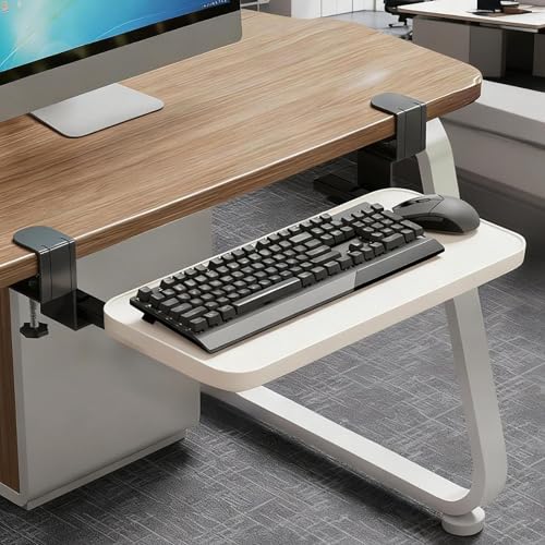 Image of CALANDIS Desk Extender Board Ergonomic Portable Adults Table Mount Desk Extender Tray 50Cmx20Cmx1.2Cm | Desks & Home Office Furniture | Furniture | Home & Garden