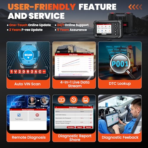 Launch Crp129 Hd Heavy Duty Truck Scanner,Full System Diesel Scan Tool thumb #7