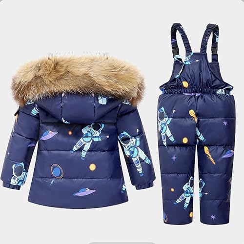 Kids Ski Jacket & Pants Set Winter Snowboarding Rain Coats Girls Boys Snow Suits 2 Piece Outwear Ski2