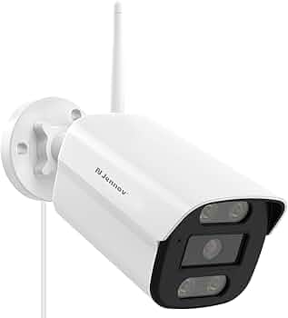 Amazon.co.jp: 防犯カメラ 屋外 高精細500万画素 JENNOV WIFI 監視