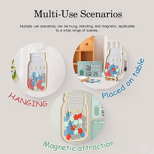 OESSUF Magnetic Reward Jar for Kids, Potty Training Reward Charts ...
