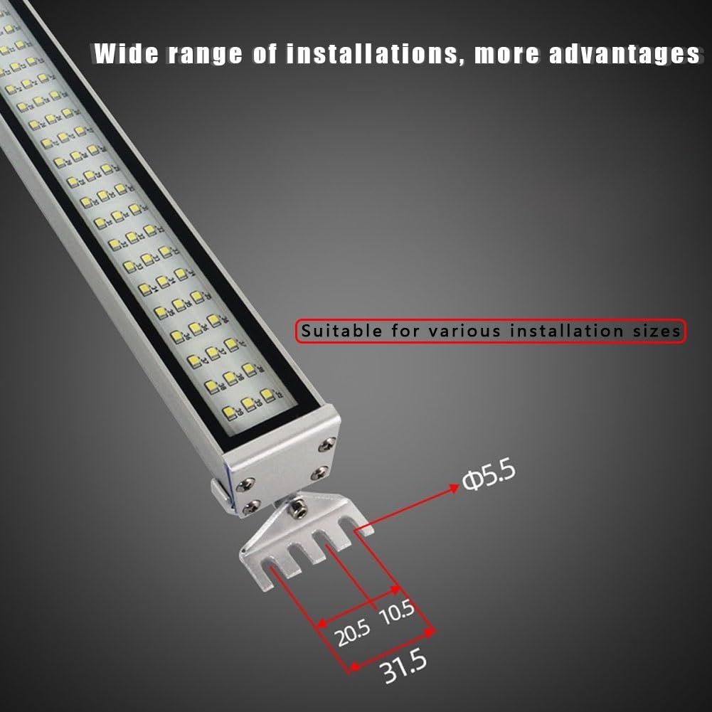 Rurka LED, wodoodporna lampa robocza LED IP66, przeciwwybuchowa lampa oświetleniowa do warsztatu, uchwyt przesuwny, paski fluorescencyjne do zastosowań przemysłowych, takich jak ob