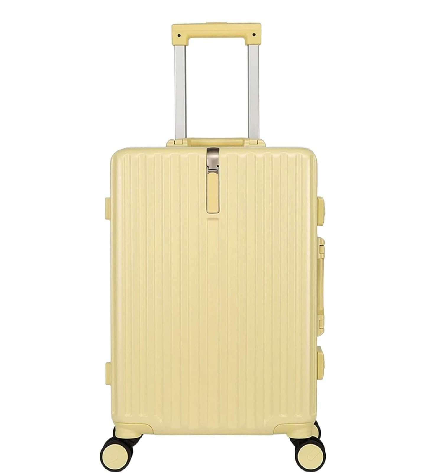 Walizka Podróżna Lekka I Wytrzymała Walizka Kabinowa Lekki Bagaż Podręczny ABS 4 Spinner Walizka Kabinowa(Yellow,22 inches)