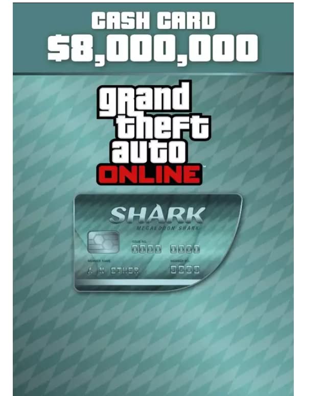GTA Grand Theft Auto Online - $8,000,000 Megalodon Shark Cash Card PC Code (No CD/DVD) (B0BW71F8PM) Amazon Price History, Amazon Price Tracker