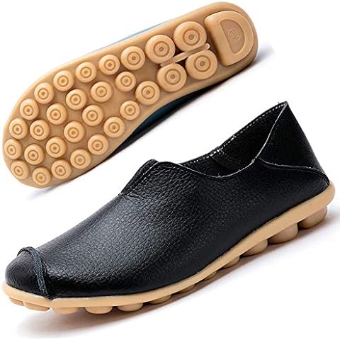 Gaatpot Mocasines de Cuero Mujer Verano Planos Cover