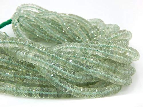 Améthyste verte perles heishi naturelles 7mm, éliminez les fausses pierres de vos bijoux