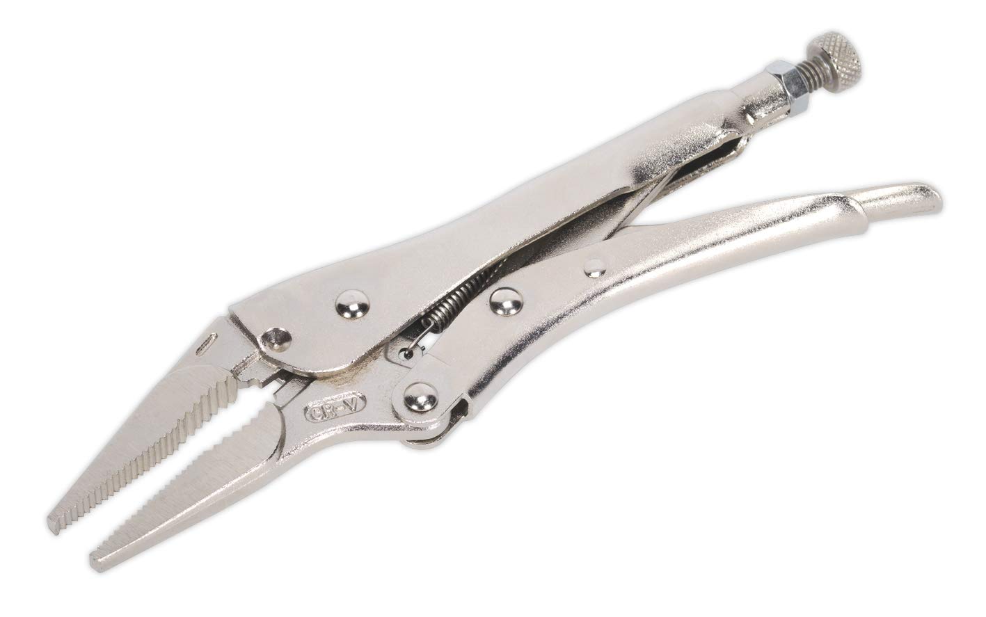 Pince étau SEALEY ak6825 desserrer vis bloquée bec long 210 mm