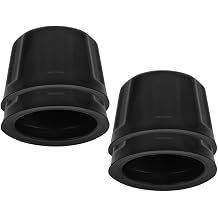 Rubber Tire Wheel Hub Caps Practical Solution 2pcs for Atv's Wheel Hubs Secure Fit Black for Atv Trailers Go-karts and Golf Carts