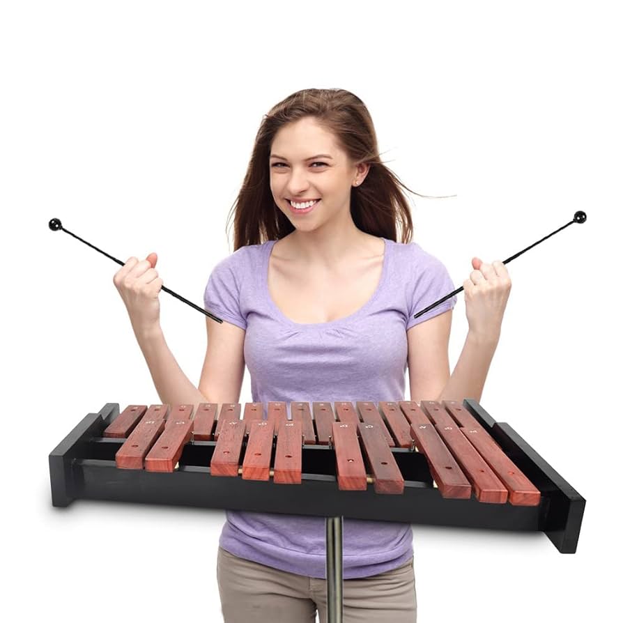 Xylophone Adult Mua TNZMART 32 Key Xylophone Set With Adjustable Stand Wooden Glockenspiel Percussion Educational Instrument B09z2n9kvh Xylophone For Toddlers 1-3