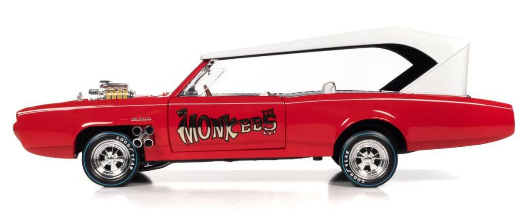 Amazon | AUTOWORLD 1/18 モンキーモービル レッド/ホワイト 完成品