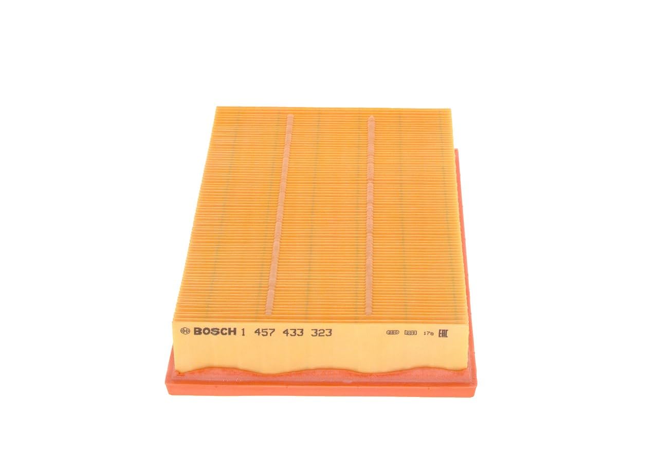 Bosch S3323 Car Air Filter - Separates Particles from the Air Intake - Moisture-resistant plus High Tensile Strength