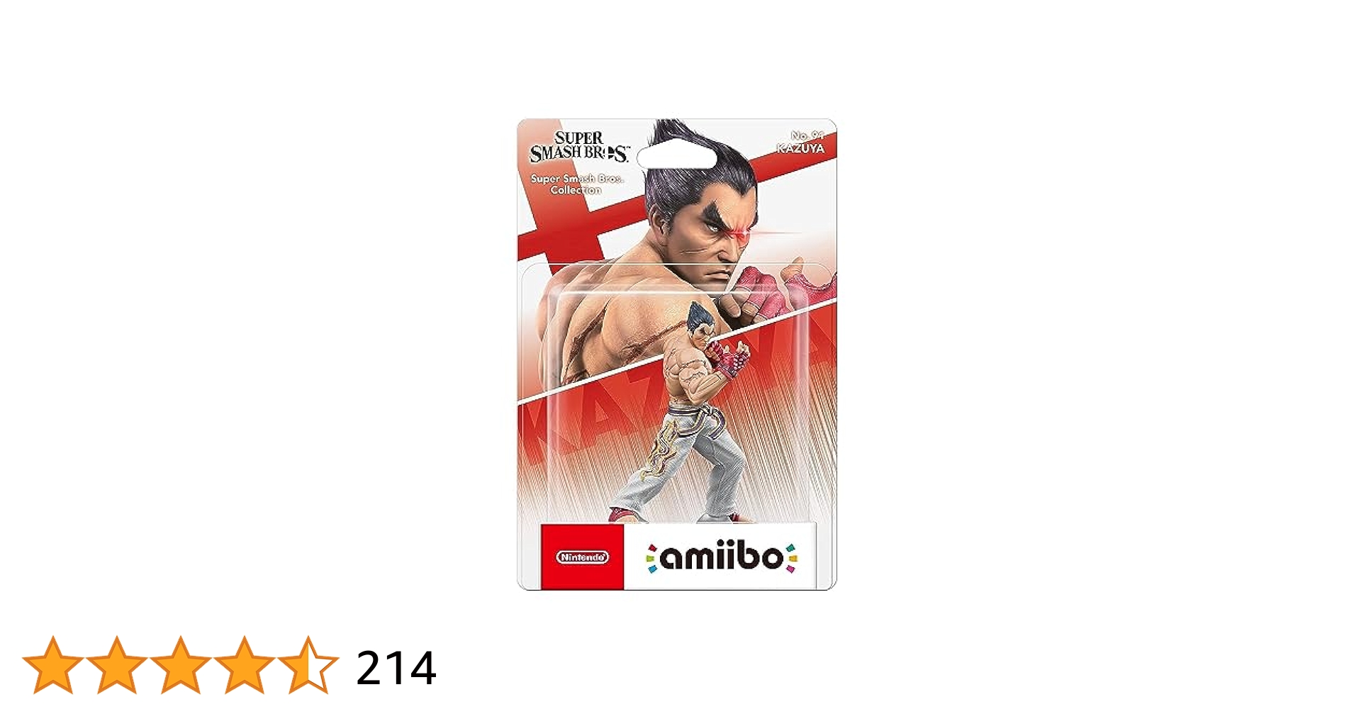 カズヤ　Nintendo amiibo Kazuyas Mishima Nintendo Amiibo Kazuya Mishima Super Smash Bros. Smash