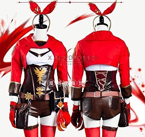 Amazon | 【サイズ選択可】十月COS原神 Genshin アンバー Amber