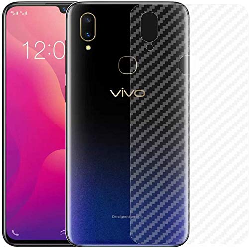 Image of Compatible with Vivo V11I Back Screen Protective Film Carbon Fiber Skin Transparent Screen Guard Sticker