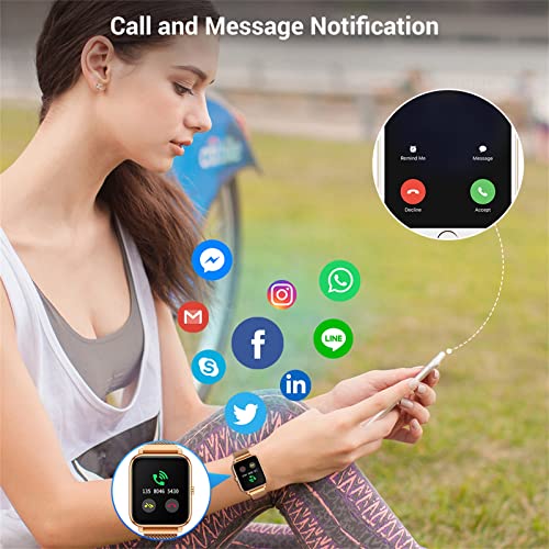 Canmixs P22 Smart Watch For Android Phones Ios Waterproof Smart Watches For Women Men Sports Digital Watch Fitness Tracker Heart Rate Blood Oxygen Sleep Monitor Touch Screen Compatible Samsung Iphone thumb #4