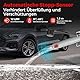FANTASK Elektrische Kraftstoff-Umfüllpumpe mit Auto-Stopp-Sensor, 3,2 GPM Benzin-/Diesel-/Ölpumpe mit Schlauch und 3 Adaptern, Rot + Weiß