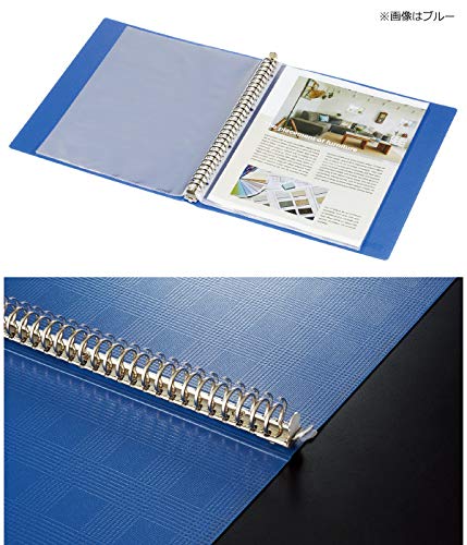 Amazon.co.jp: コクヨ クリヤーブック Glassele 替紙式 A4 ライト