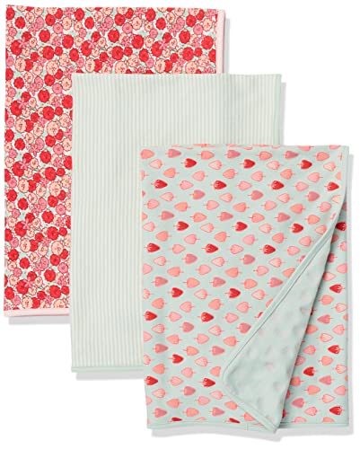 Image of Amazon Essentials Unisex Babies' Swaddle Blankets for Boys and Girls, Pack of 3