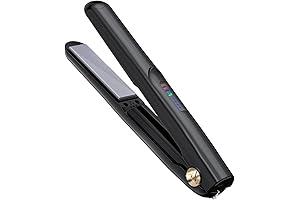 2-in-1 Cordless Rechargeable Wireless USB Hair Curler and Straightener