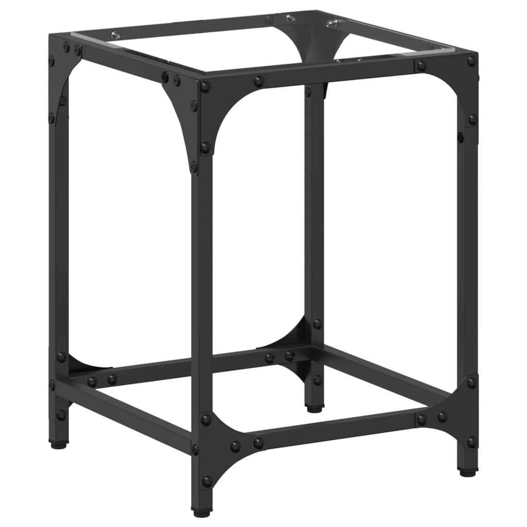 Table basse avec dessus en verre transparent petite table d'appoint