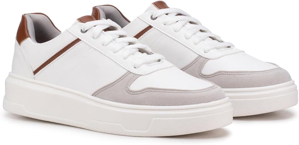 Tênis Sapatenis Masculino Casual Couro Confortável Estilo