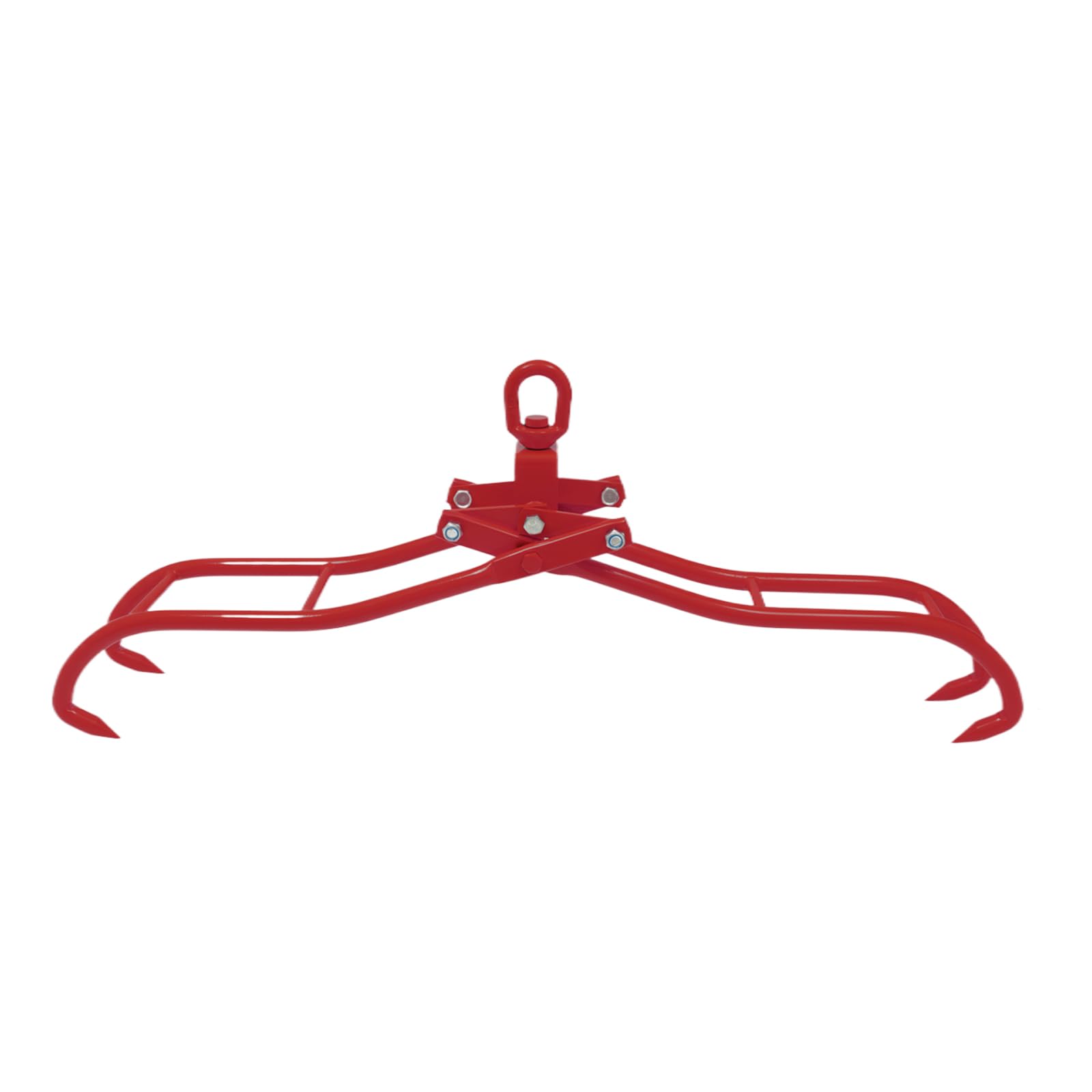 Pinzas para tronco de árbol de 4 pulgadas, 4 garras, elevación de troncos de árbol, pinzas de madera, 4 garras, capacidad de carga de 2 toneladas, tractor forestal, transporte, diámetro de
