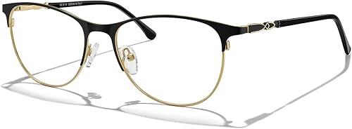 OLIEYE - Gafas de lectura de ojo de gato para mujer, estilo retro, para lecturas en computadora, con bisagras de resorte. OLIEYE - Gafas de lectura de ojo de gato para mujer, estilo retro, para lecturas en computadora, con bisagras de resorte.