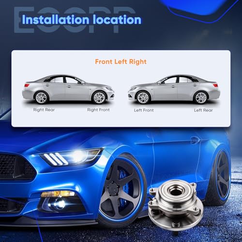 Image of ECCPP 2PC Wheel Hub Assembly Front TAY100060 2000-04 for Land Rover